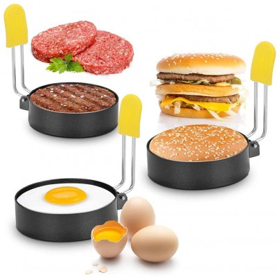 New Design Stainless Steel Non-stick Egg Cooker,Round Egg Shaper Mold,Egg Frying Ring For Cooking Breakfast