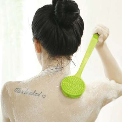 Durable Massage Brush Silicone Body Shampoo Scalp Silicone Bath Brush